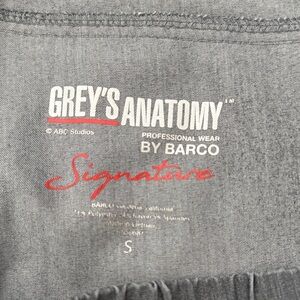 Grey's Anatomy Dark Gray Straight-Leg Scrub Pants